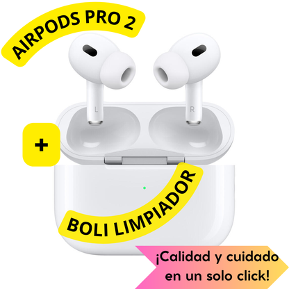 Airpods PRO 2ª generación + REGALO Boli limpiador Multifunción